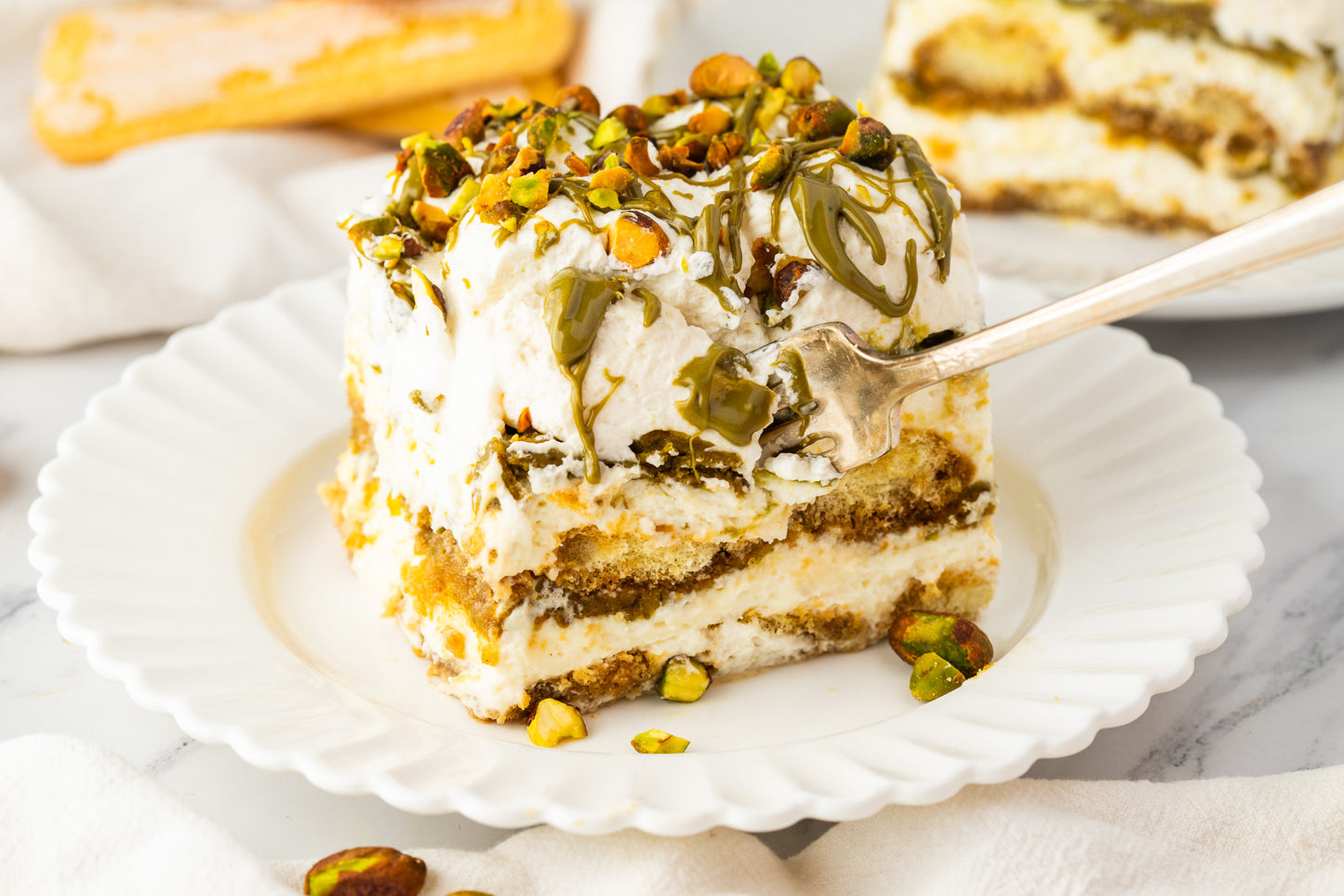 Pistachio Tiramisu