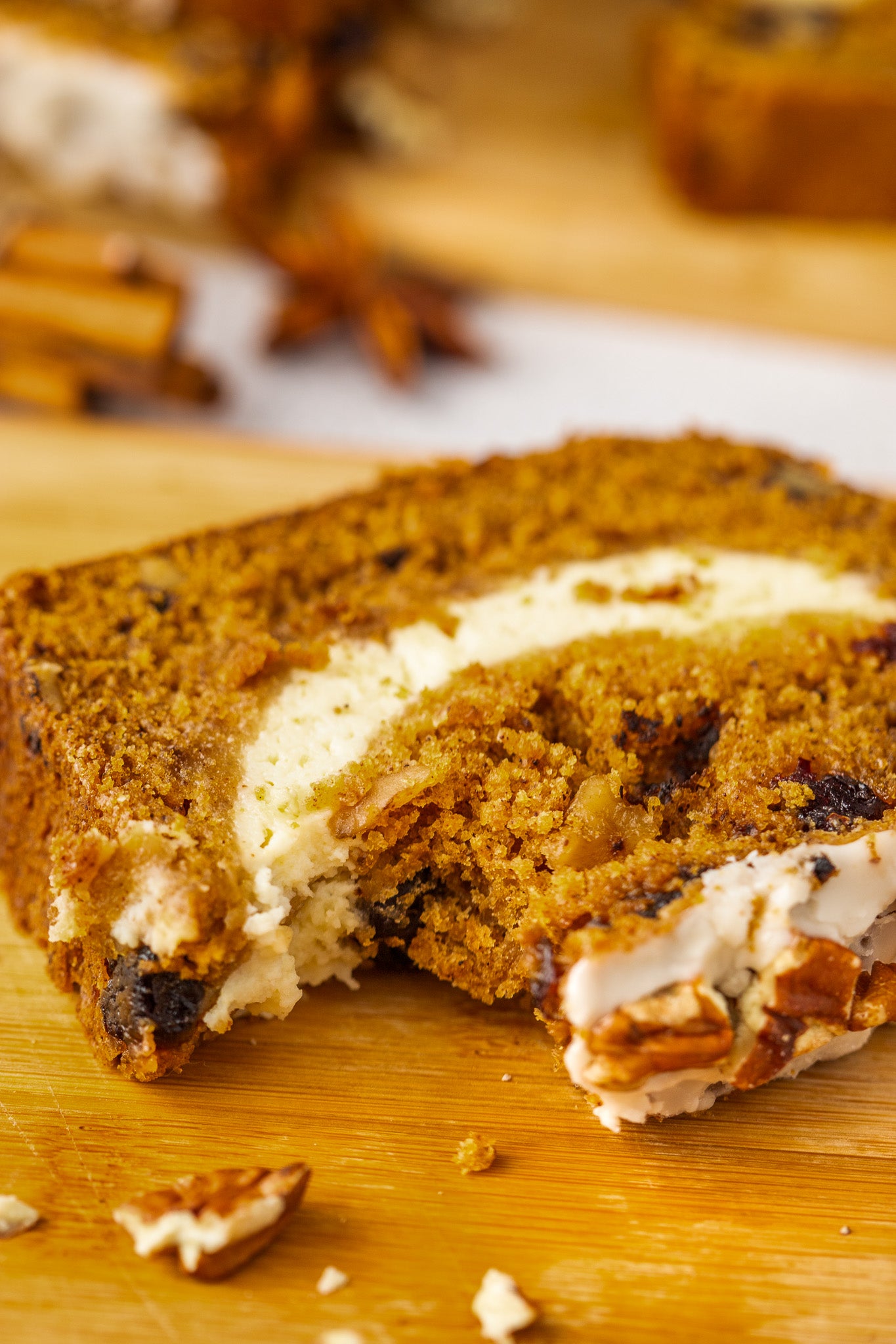 Pumpkin Cream Cheese Swirl Bread