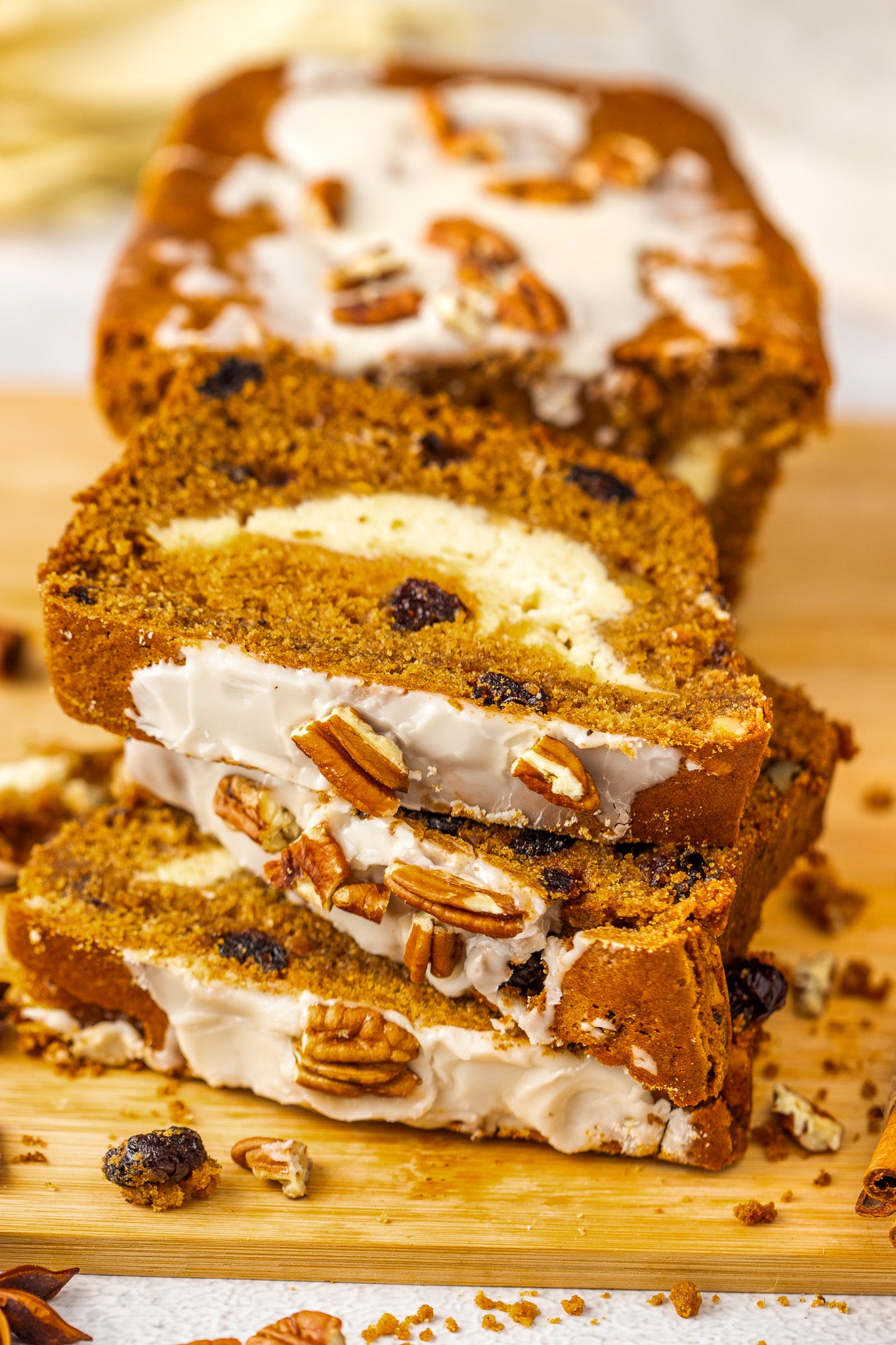 Pumpkin Cream Cheese Swirl Bread