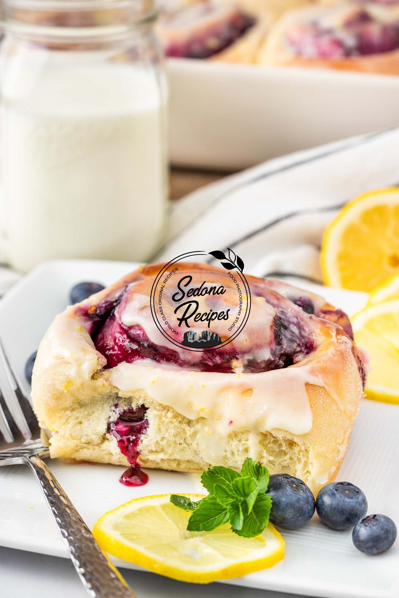 Lemon Blueberry Sweet Rolls