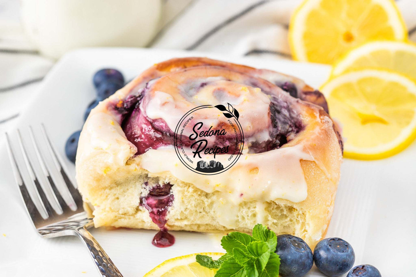 Lemon Blueberry Sweet Rolls