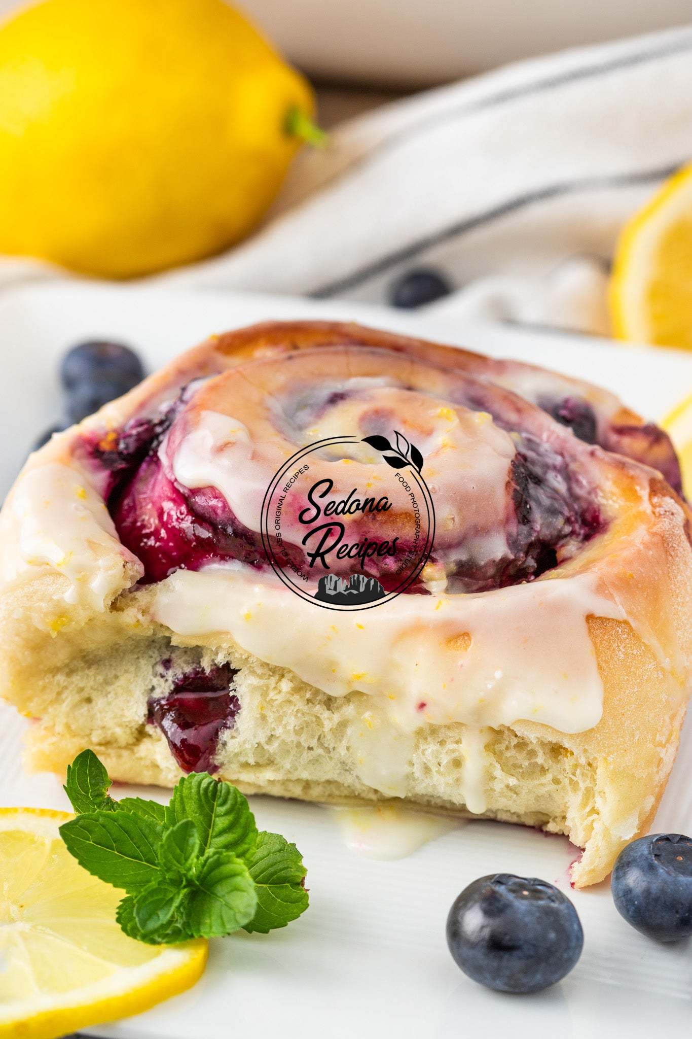 Lemon Blueberry Sweet Rolls