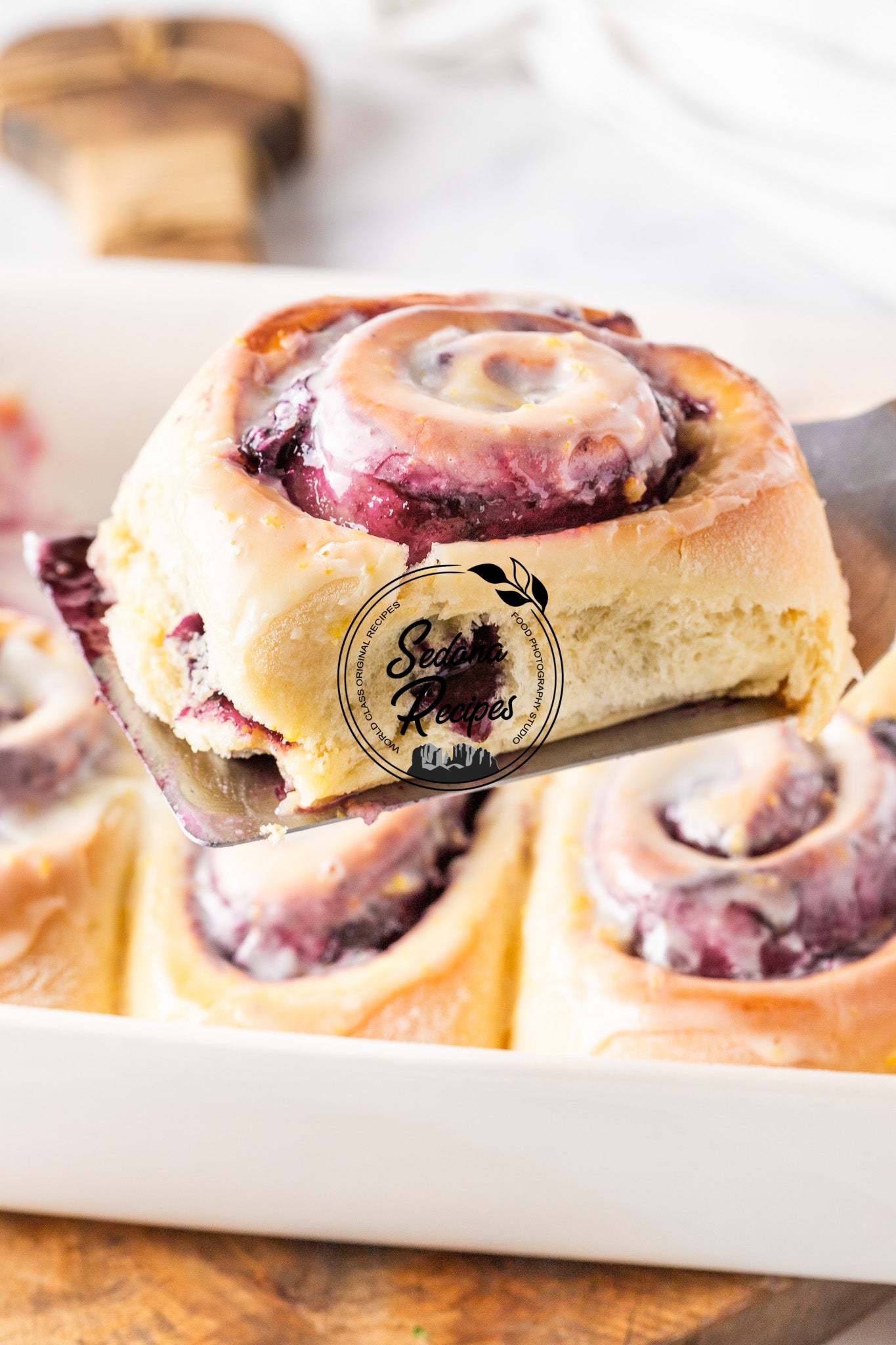 Lemon Blueberry Sweet Rolls