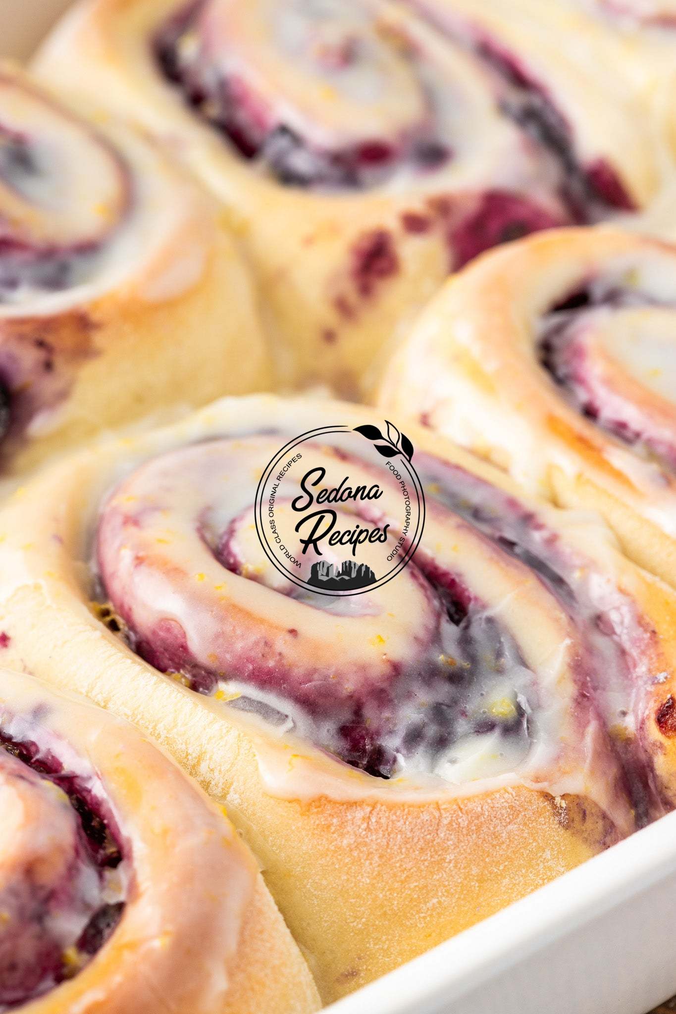 Lemon Blueberry Sweet Rolls