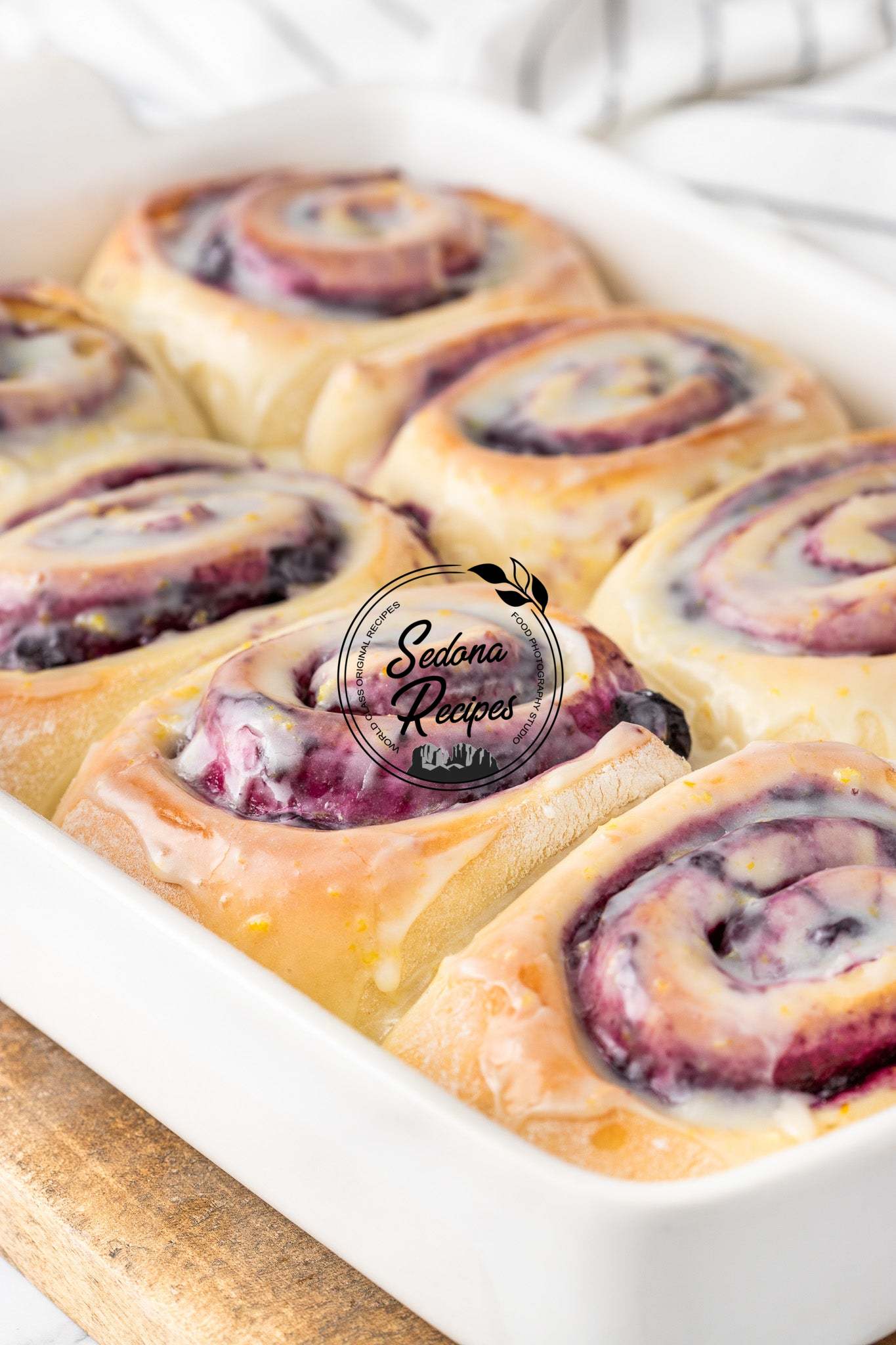 Lemon Blueberry Sweet Rolls