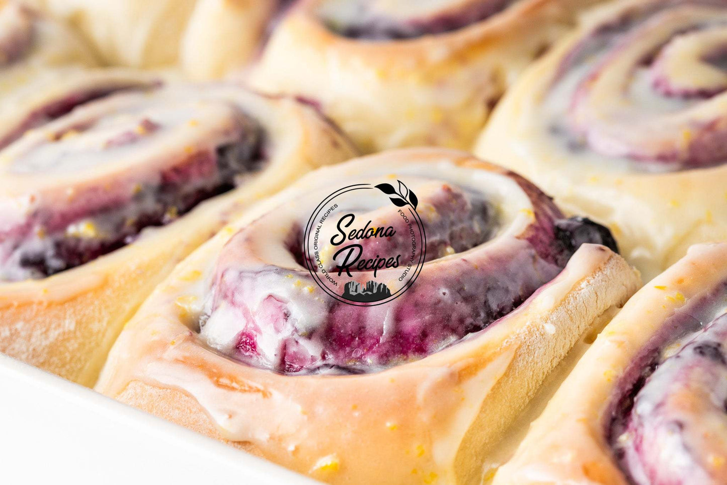 Lemon Blueberry Sweet Rolls