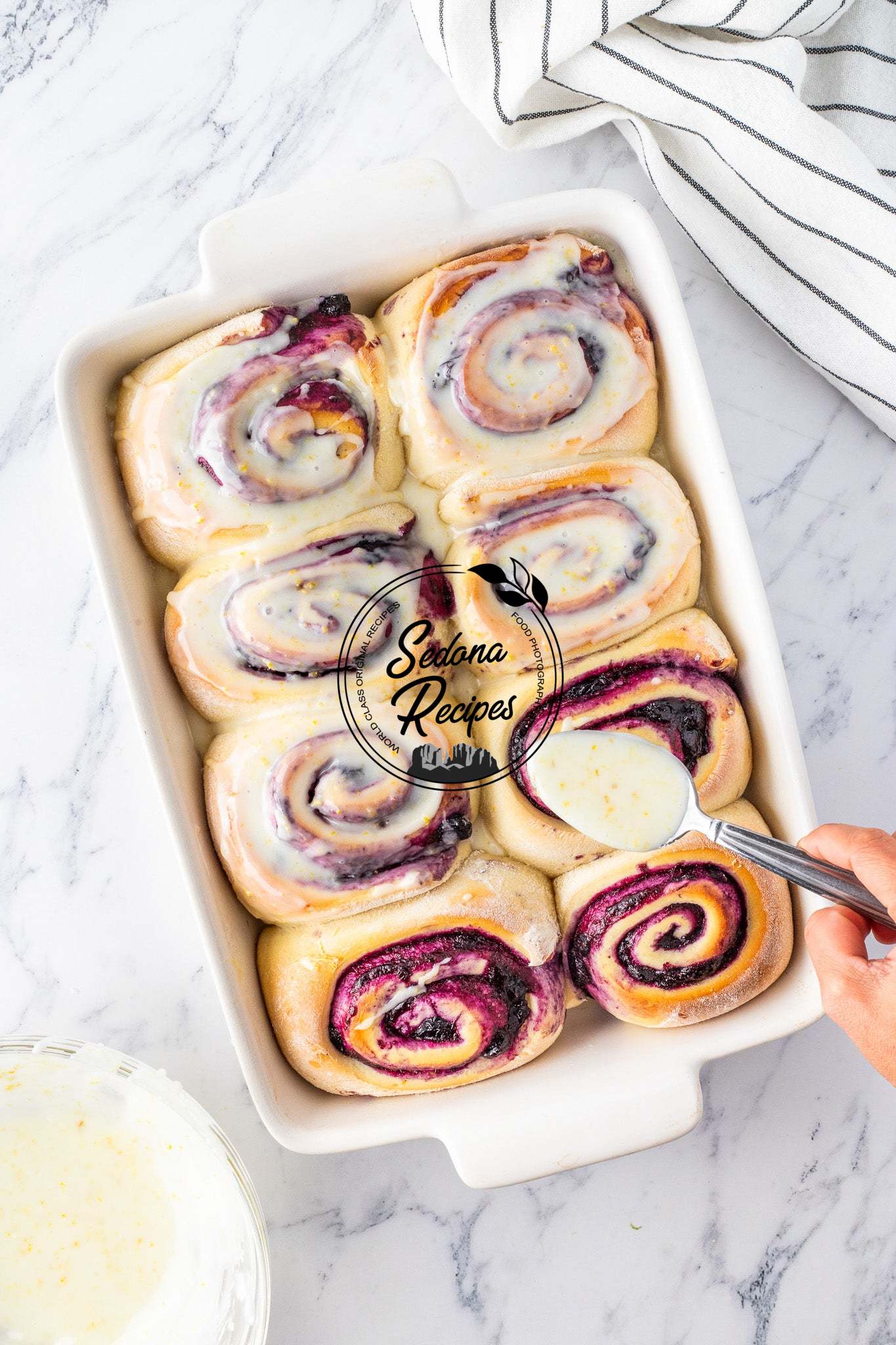 Lemon Blueberry Sweet Rolls