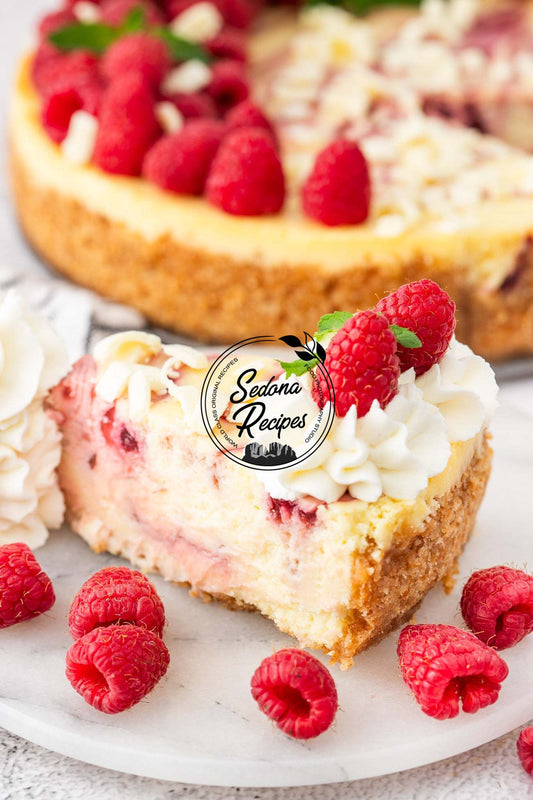 White Chocolate Raspberry Cheesecake