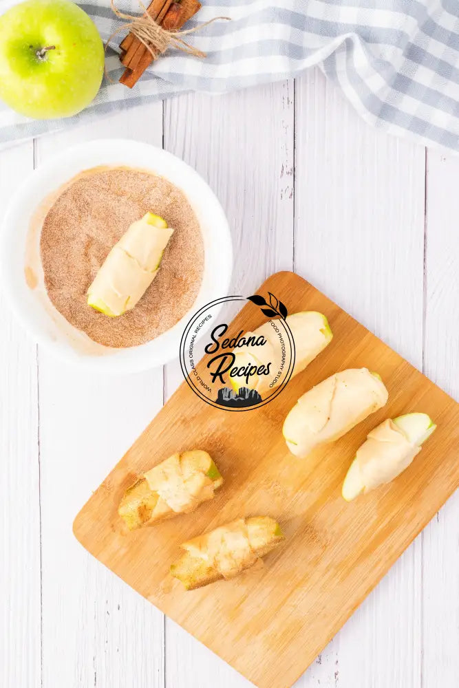 Air Fryer Caramel Apple Dumplings