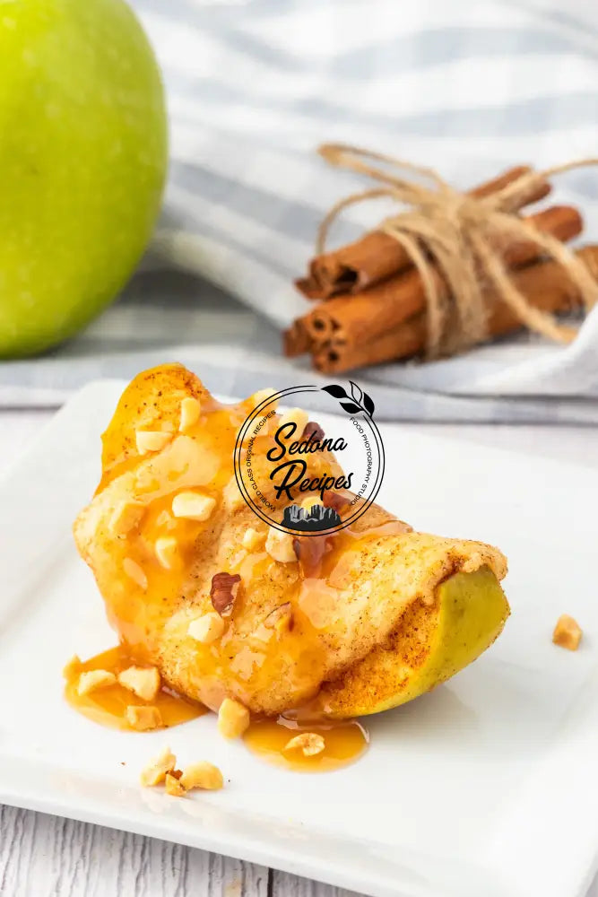 Air Fryer Caramel Apple Dumplings