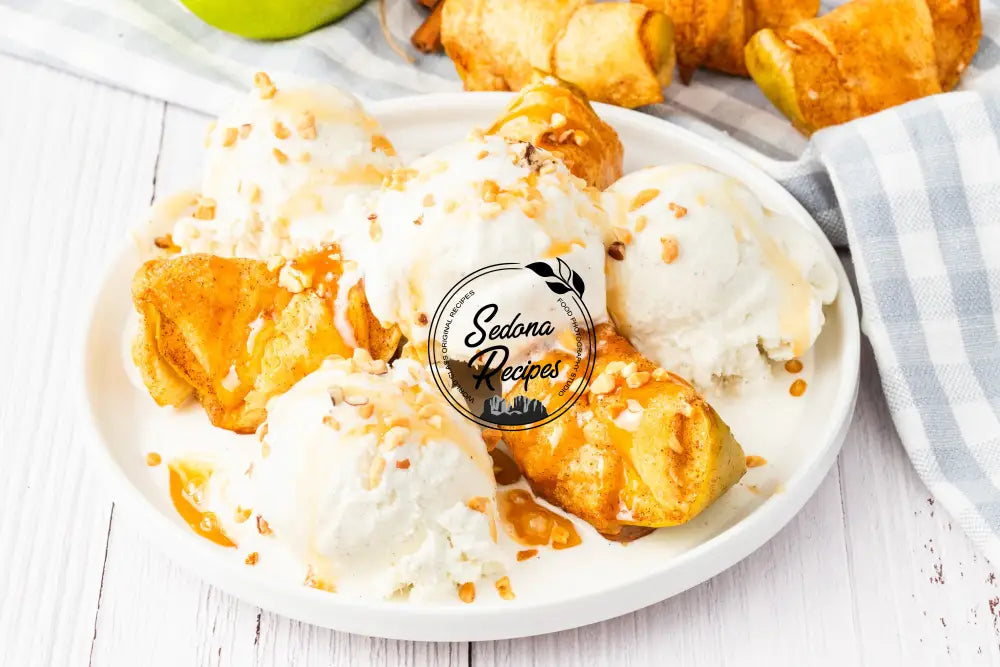 Air Fryer Caramel Apple Dumplings