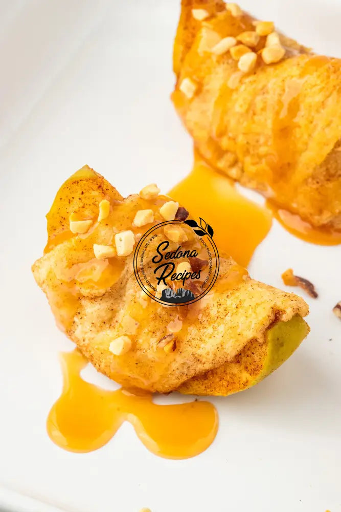 Air Fryer Caramel Apple Dumplings