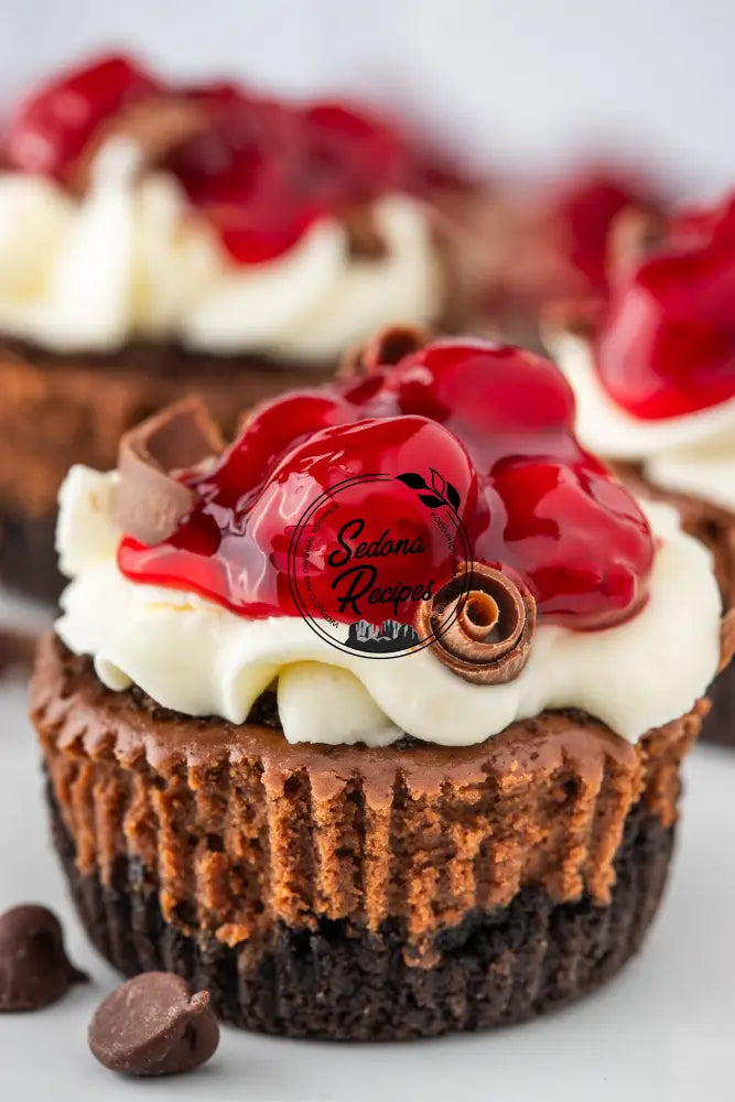 Black Forest Mini Cheesecakes