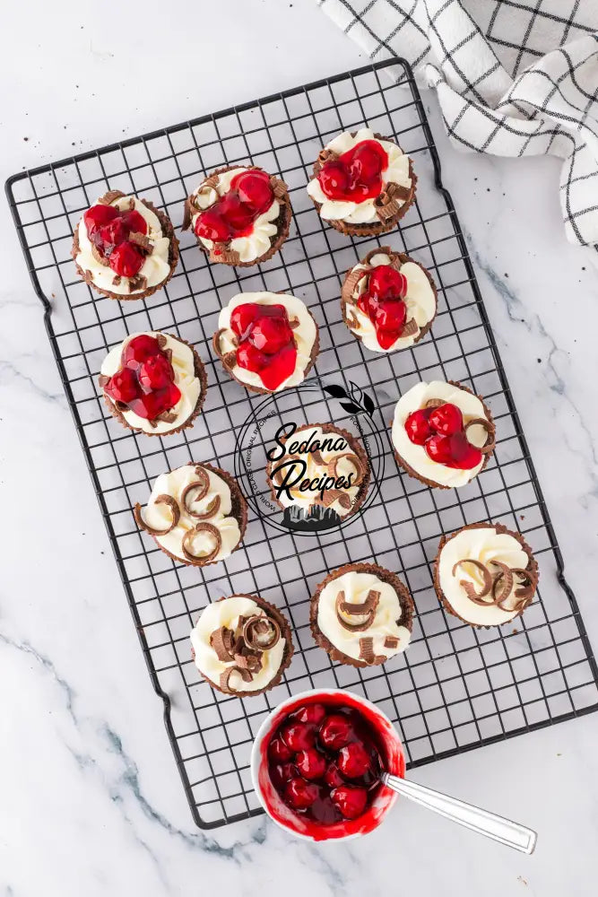 Black Forest Mini Cheesecakes
