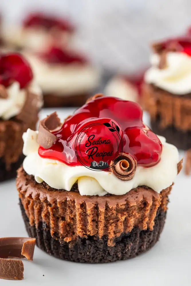 Black Forest Mini Cheesecakes