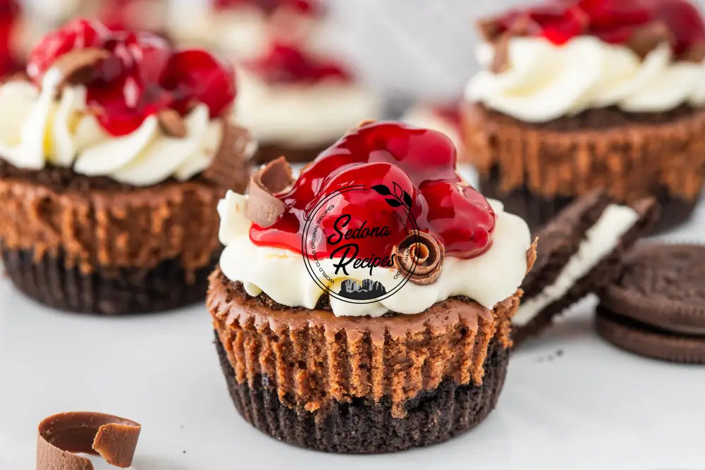 Black Forest Mini Cheesecakes