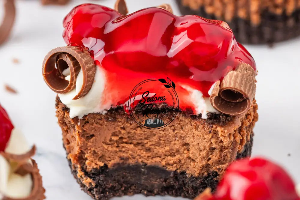 Black Forest Mini Cheesecakes