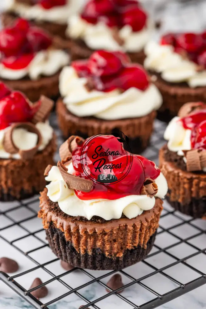 Black Forest Mini Cheesecakes