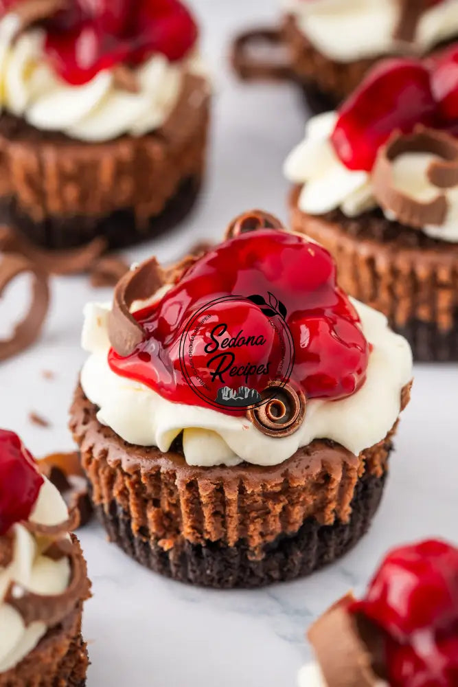 Black Forest Mini Cheesecakes