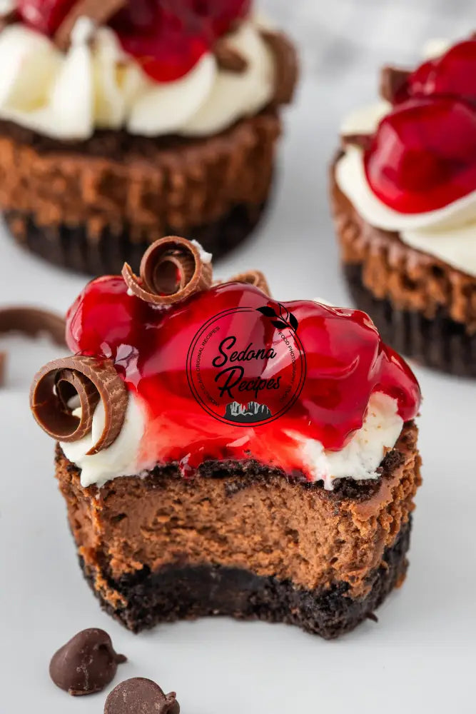 Black Forest Mini Cheesecakes