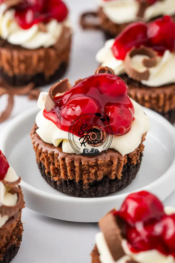 Black Forest Mini Cheesecakes