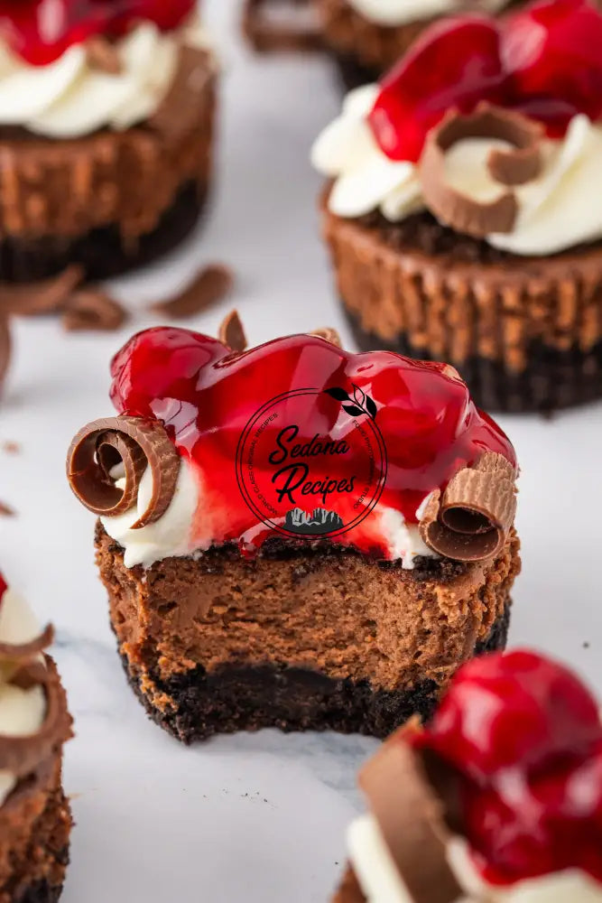 Black Forest Mini Cheesecakes