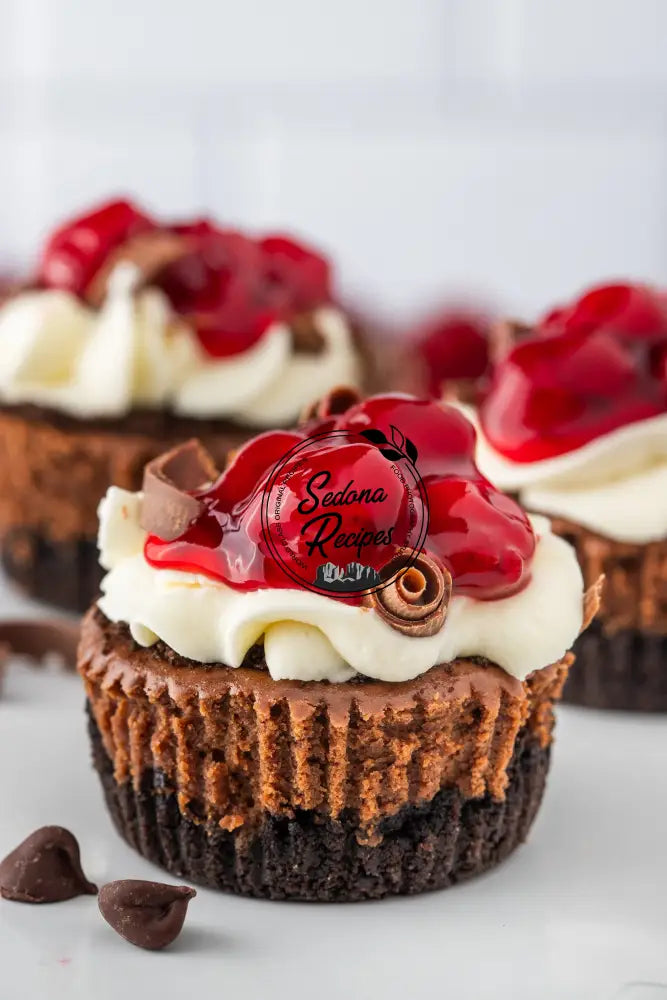 Black Forest Mini Cheesecakes