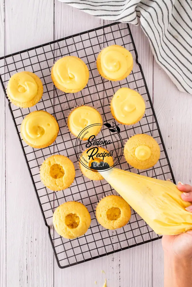 Boston Cream Pie Cupcakes