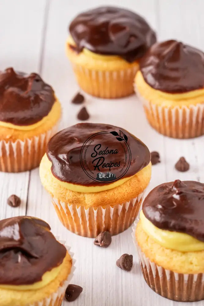 Boston Cream Pie Cupcakes