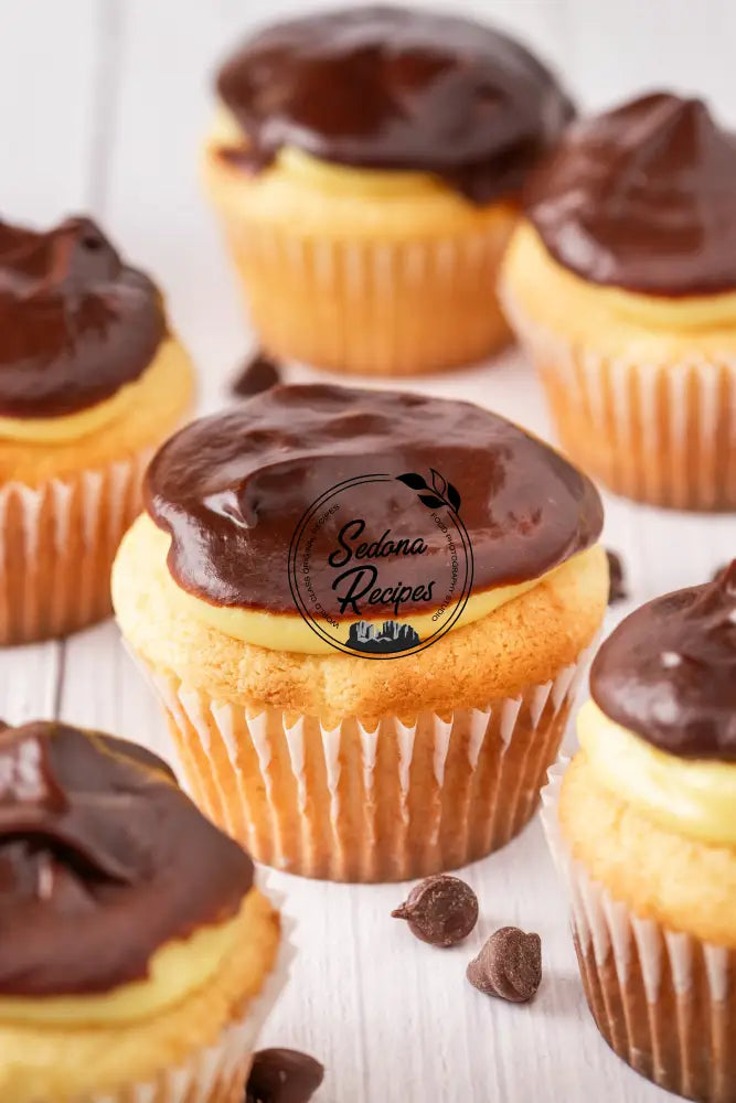 Boston Cream Pie Cupcakes