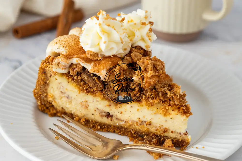 Brown Butter Cinnamon Roll Cheesecake
