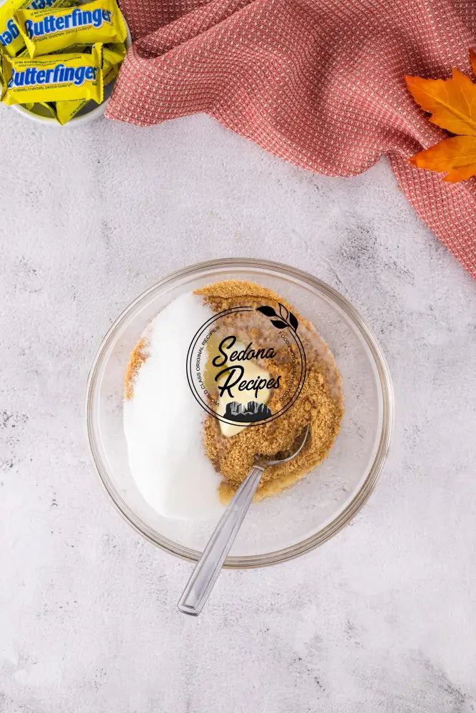 Butterfinger Caramel Cheesecake Bars