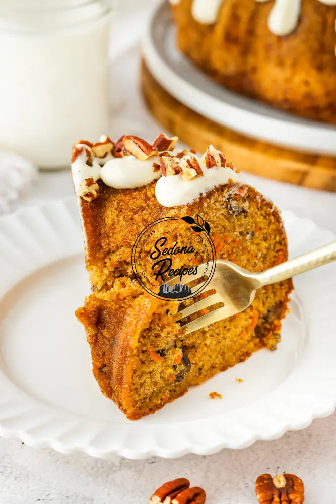 Carrot Bundt Cake & Cream Cheese Frosting