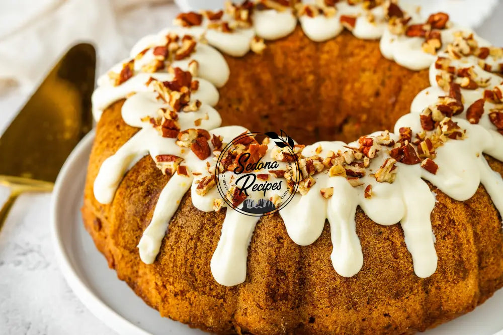 Carrot Bundt Cake & Cream Cheese Frosting