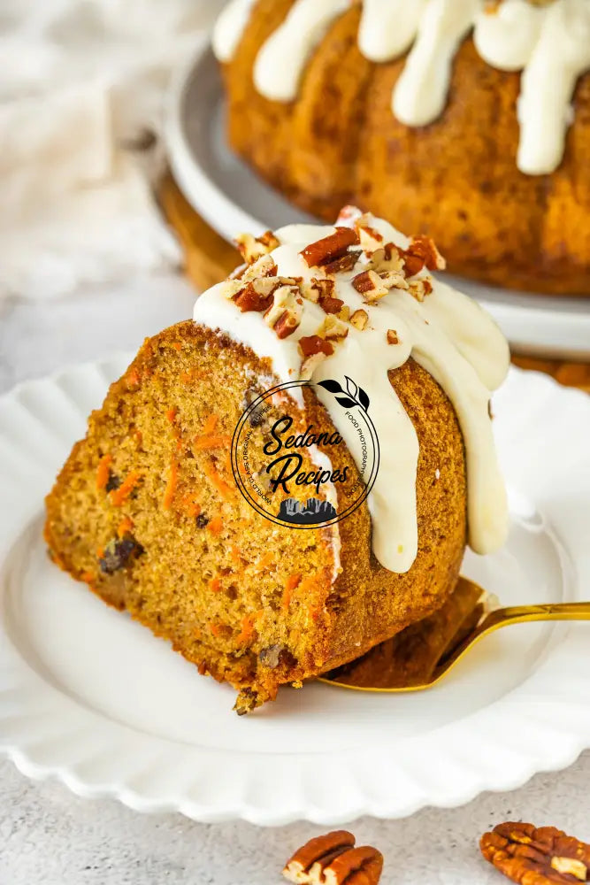 Carrot Bundt Cake & Cream Cheese Frosting