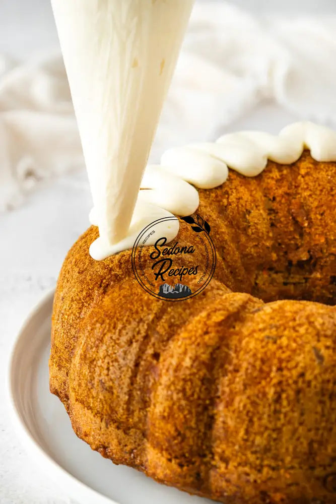 Carrot Bundt Cake & Cream Cheese Frosting