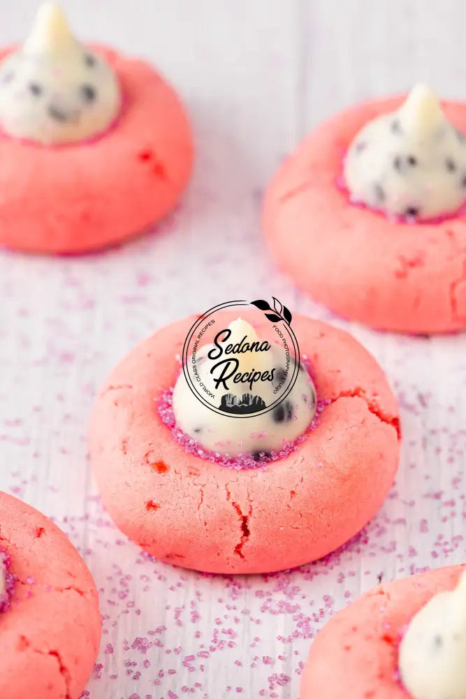 Cherry Kiss Valentine Cookies