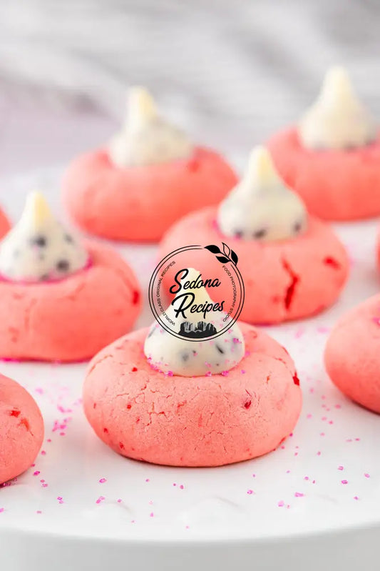 Cherry Kiss Valentine Cookies