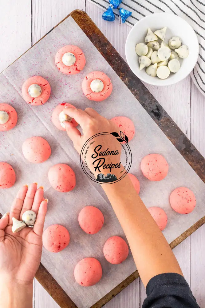 Cherry Kiss Valentine Cookies