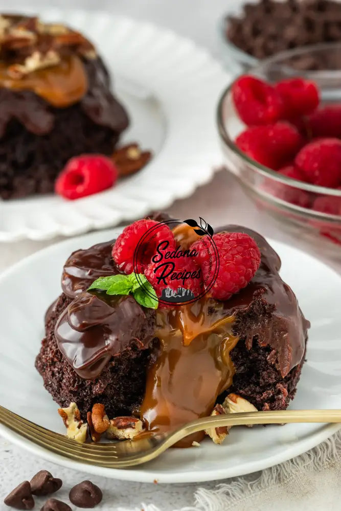 Chocolate Caramel Mini Bundt Cakes