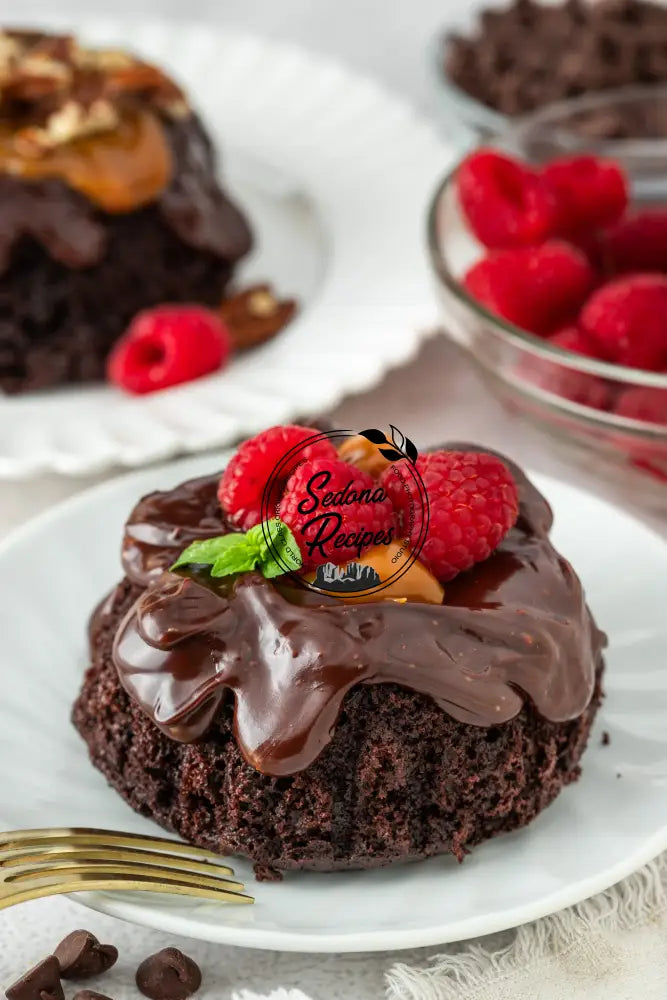 Chocolate Caramel Mini Bundt Cakes