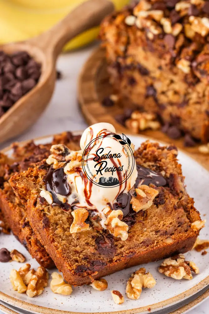 Chocolate Chip Walnut Banana Bread