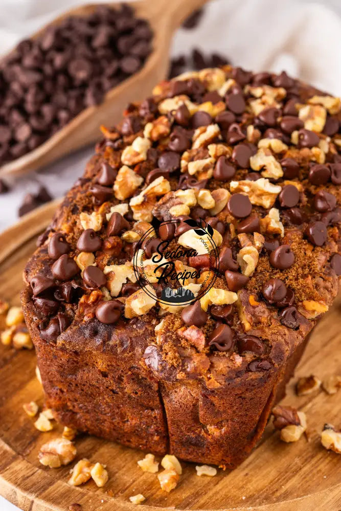 Chocolate Chip Walnut Banana Bread