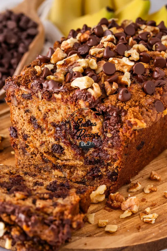 Chocolate Chip Walnut Banana Bread