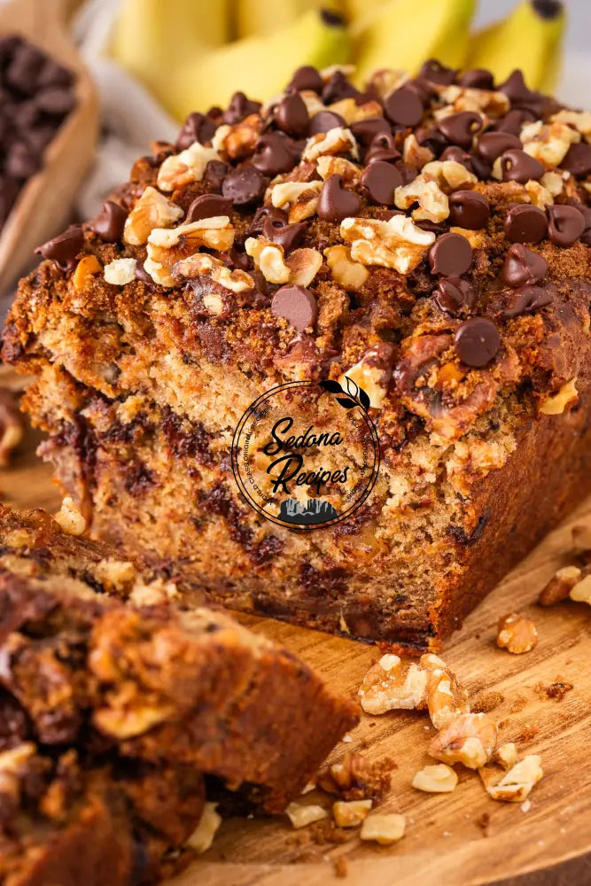 Chocolate Chip Walnut Banana Bread