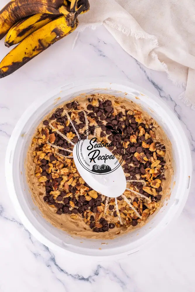 Chocolate Chip Walnut Banana Bread