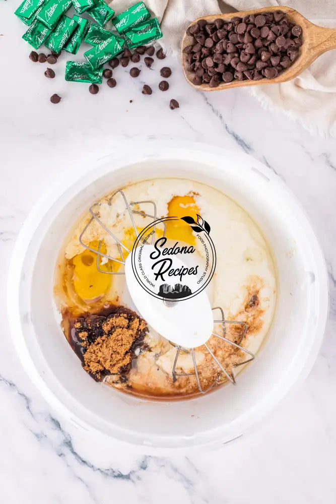 Chocolate Mint Cupcakes with Ganache & Andes Bars