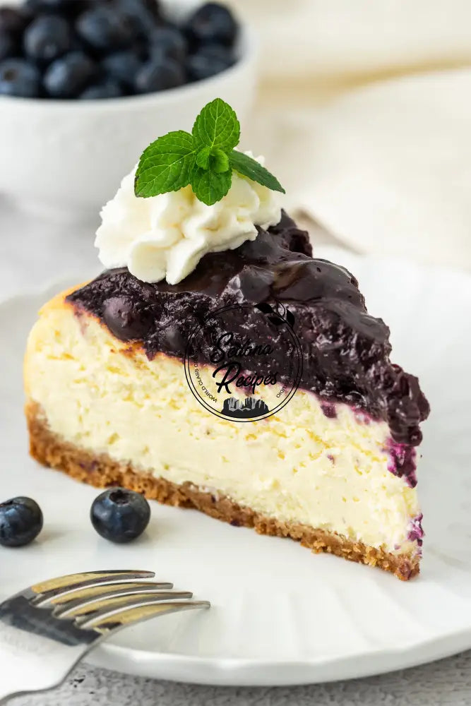 Classic Blueberry Cheesecake