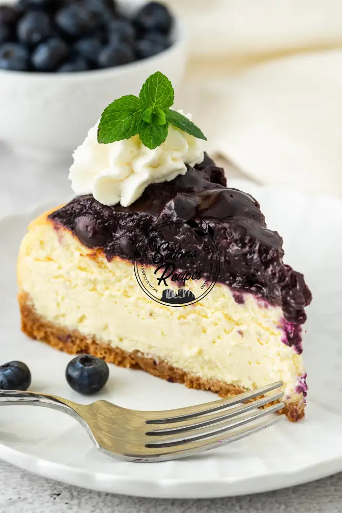 Classic Blueberry Cheesecake
