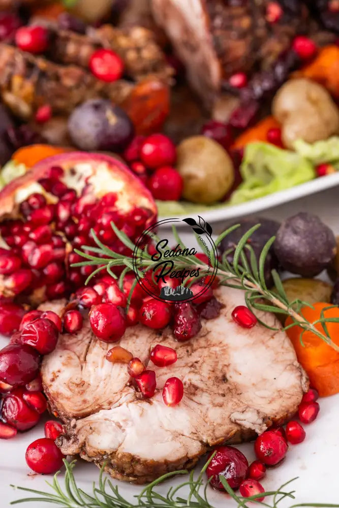 Cranberry–Pomegranate Glazed Turkey Breast